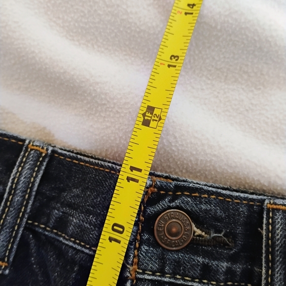 Classic Men's Straight Jeans in Deep Blue - Picture 11 of 12